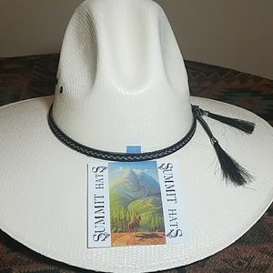 Gus canvas cowboy hat w/horsehair band